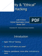 Advanced Scanning, Exploitation & Ethical Hacking Techniques