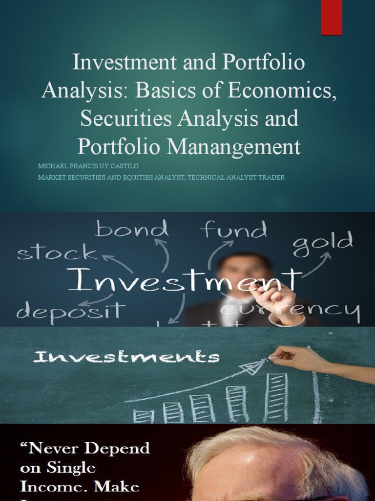 Investment and Portfolio Analysis | PDF | Bonds (Finance) | Stocks