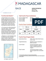 Food For Peace Factsheet - 2009