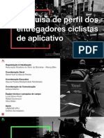 Apresentação Pesquisa de Perfil Dos Entregadores Ciclistas de Aplicativo