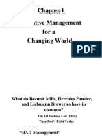 Chapter1, Innovative Management For A Changing World