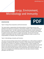 Unit 4 Energy, Environment, Microbiology and Immunity