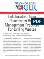Collaborative Team Researches Best Management Practices For Drilling Wastes