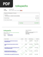 Ringkasan Pembayaran (1 Invoice) : Subtotal Belanja RP 342.800