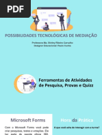 Possibilidades Tecnológicas de Mediação