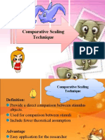 Comparative Scaling Technique