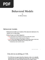 Behavioral Models: by Dr. Noman Hasany