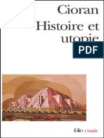 Histoire Et Utopie by Cioran Emil PDF
