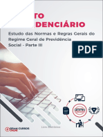 Estudo Das Normas e Regras Gerais Do Regime Geral de Previdencia Social Parte III PDF