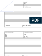 Fichas de Investigación - Area de Historia