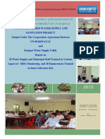 Report on Water Utility Staff Trained on MDG Monitoring & Data Collections (D2)
