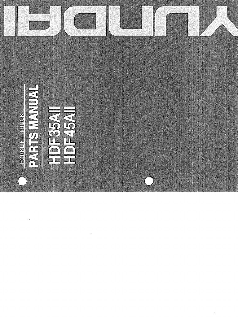 Hyunday HDF35.45AII PDF | PDF
