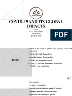 Covid-19 and Its Global Impacts: Essay For Css/Pms (2880 WORDS)