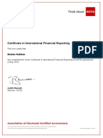 Certificate in International Financial Reporting Standards
