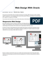 Responsive Web Design With Oracle JET