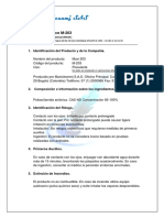 Hoja Seguridad Floculante M-203 PDF