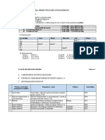 Structura Proiectului de Lungă Durată