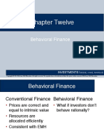 Chapter Twelve: Behavioral Finance