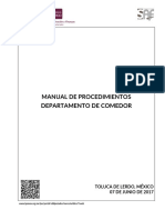 Manual Departamento de Comedor PDF