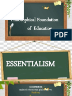 Essentialism Report