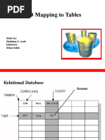 ERD Mapping To Tables: Made By: Shahinaz S. Azab Edited By: Mona Saleh