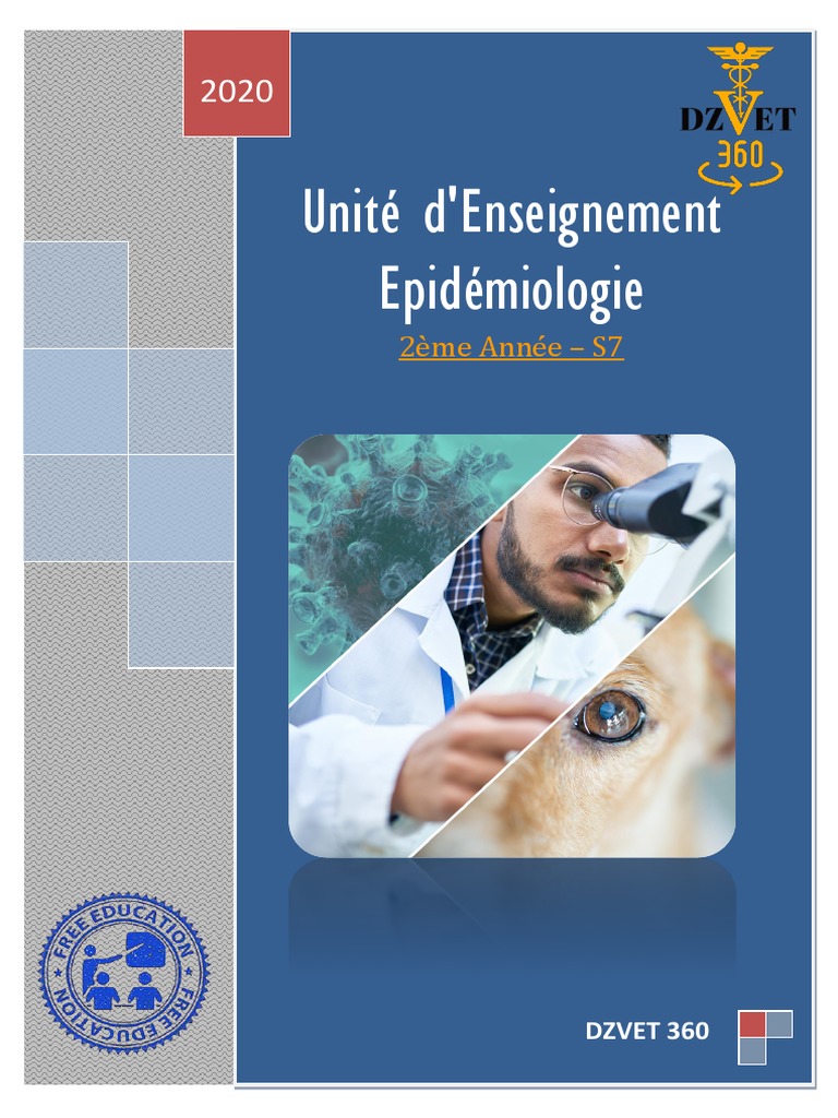 S7 Epidemiologie Dzvet360 Cours Veterinaires Pdf Sensibilite Et Specificite Vecteur Biologie