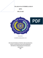 RPP Transformasi Geometri Kelas Ix-1