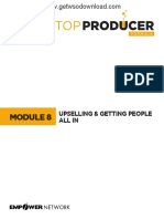 Module 8 - Upselling & Getting People All in