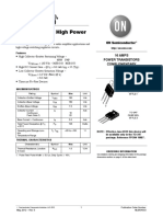 MJE4343 (NPN), MJE4353 (PNP) High-Voltage - High Power Transistors