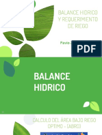 5. BALANCE HIDRICO