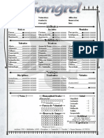 Gangrel Editable PDF