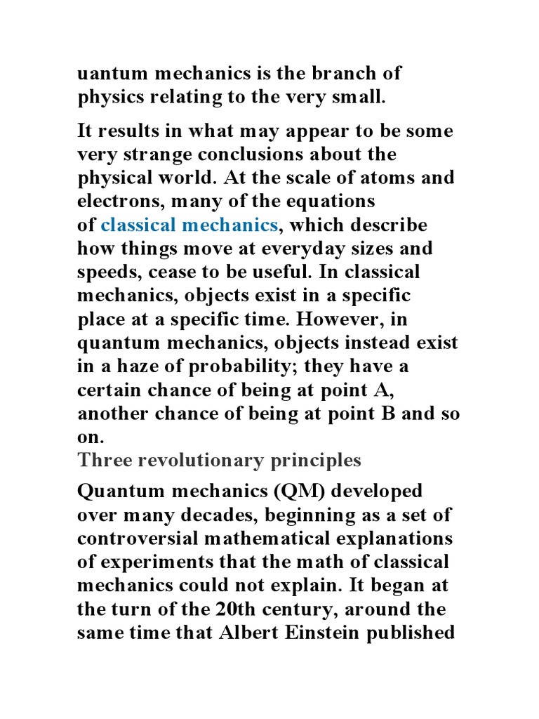 Quantum Mechanics XFB | PDF | Quantum Field Theory | Light