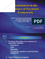 Remittances in The Balance of Payments Framework