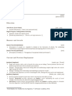 Resume Template v3