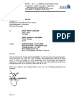 BSP-AICC-BCDA-CC-OA-002 Certificate of Acceptance TI and SFA
