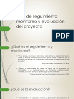 Plan de Seguimiento, Monitoreo y Evaluación Del PDF