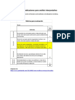 Rúbrica-Indicaciones para Análisis Interpretativo