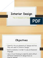 Interior Design: The 6 Elements of Design