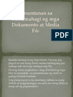 Panuntunan Sa Pamamahagi NG Mga Dokumento at Media F