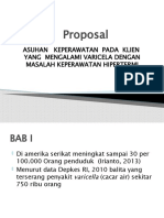 UNTUK DOKUMEN ASUHAN KEPERAWATAN PADA KLIEN YANG MENGALAMI VARICELLA DENGAN MASALAH KEPERAWATAN HIPERTERMI