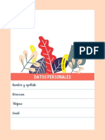 Agenda para Anillar PDF
