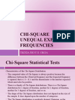 CHI-SQUARE GOODNESS-OF-FIT TEST FOR UNEQUAL EXPECTED FREQUENCIES