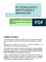 CAMBIO TECNOLÓGICO COMPETITIVIDAD E INNOVA.