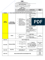 WEEk 7 KIndergarten Weekly Home Learning Plan