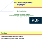 Software Quality Engineering BS (SE) - VI: Dr. Assad Abbas