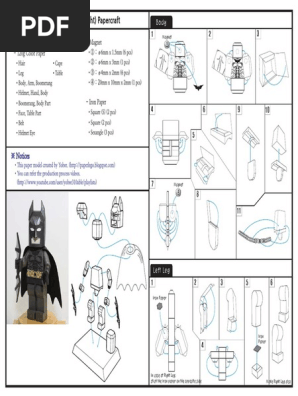 Manual_Lego Batman Dark Knight Papercraft