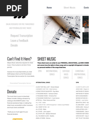 Sheet Music