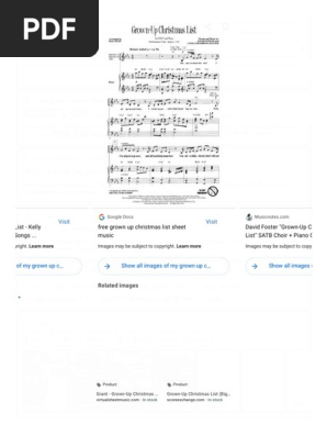 my grown up christmas list kelly clarkson pdf - Google Search