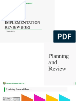 Program Implementation Review (Pir) : Year-End