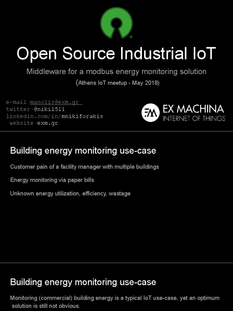 Open Source Modbus IoT Middleware Guide | PDF | Internet Of Things ...